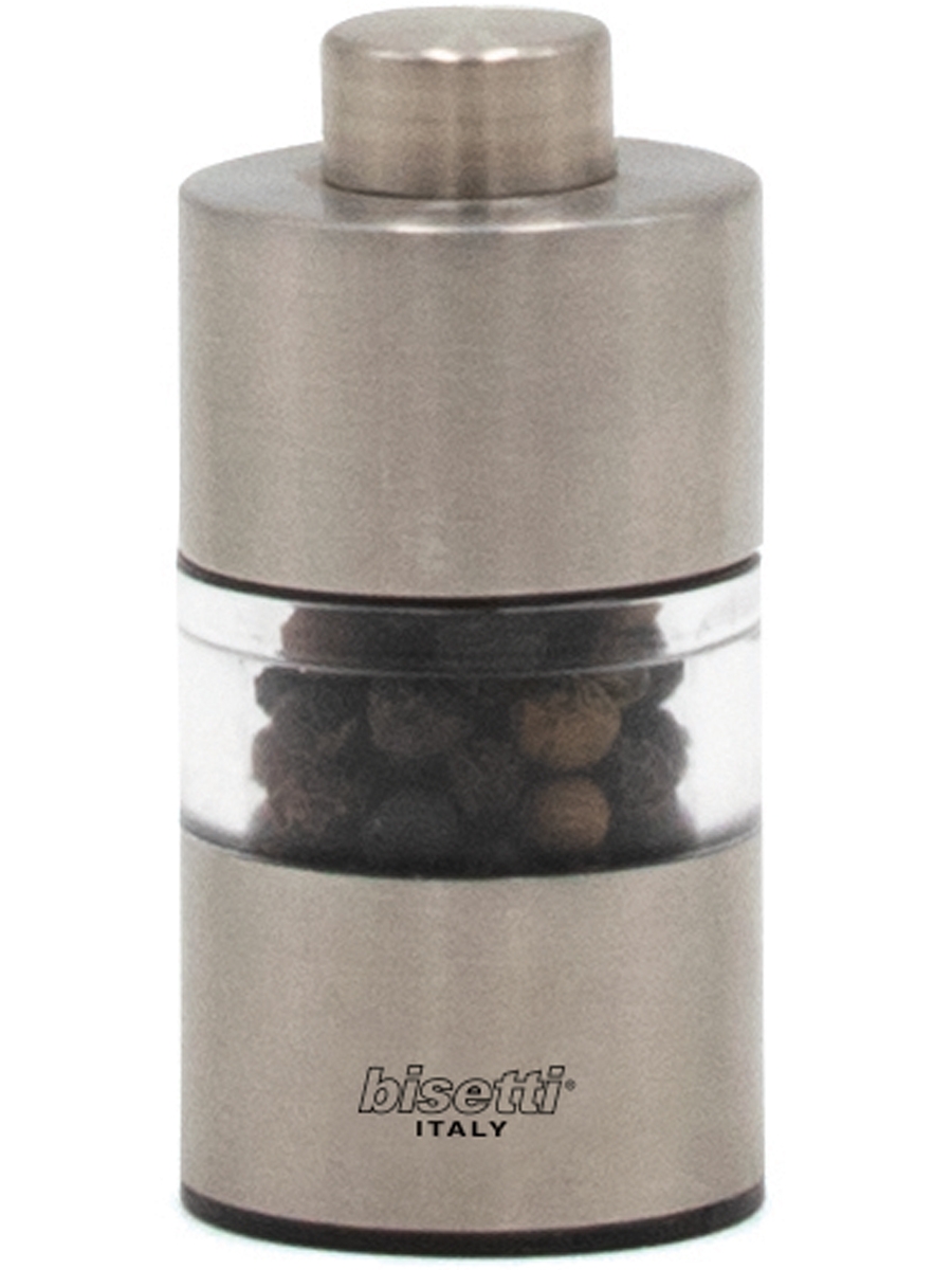 

Мельница Bisetti 8650 Серия ORTA MINI для перца, из нержавеющей стали, 6,5 см