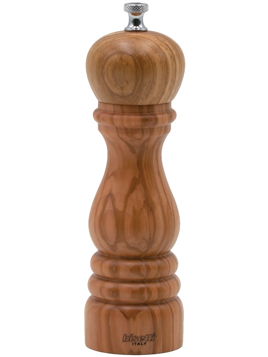 

Мельница Bisetti 6151UMS Серия IMPERIA для соли, из оливкого дерева, 19 см, Коричневый
