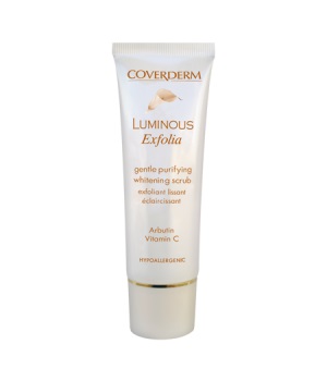 фото Осветляющий скраб для лица luminous coverderm exfolia scrub arbutin vitamin c