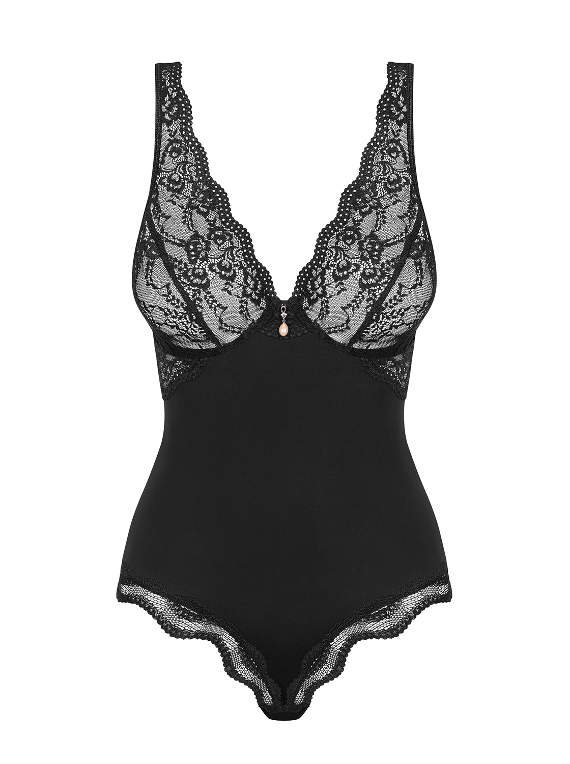 

Кружевное боди Luvae, черный, L-XL, Obsessive, Luvae teddy