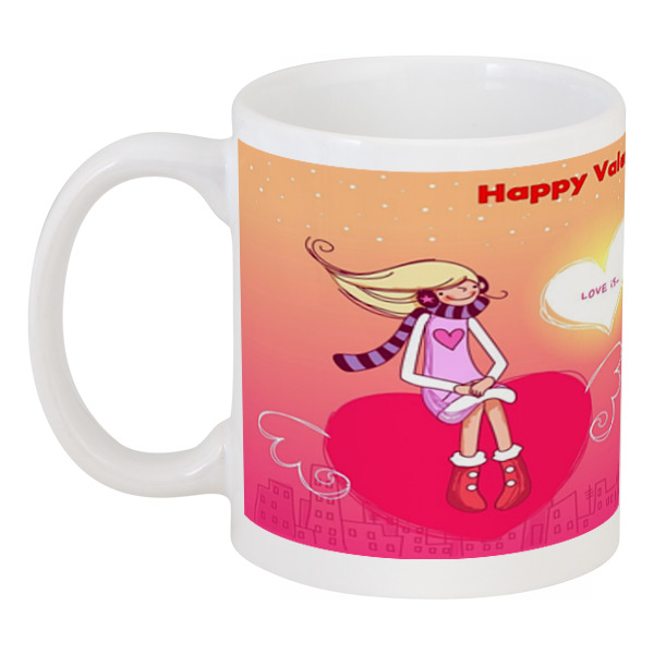 

Кружка Printio Happy valentine's day