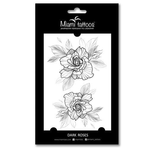 

Временное тату "Dark Roses"