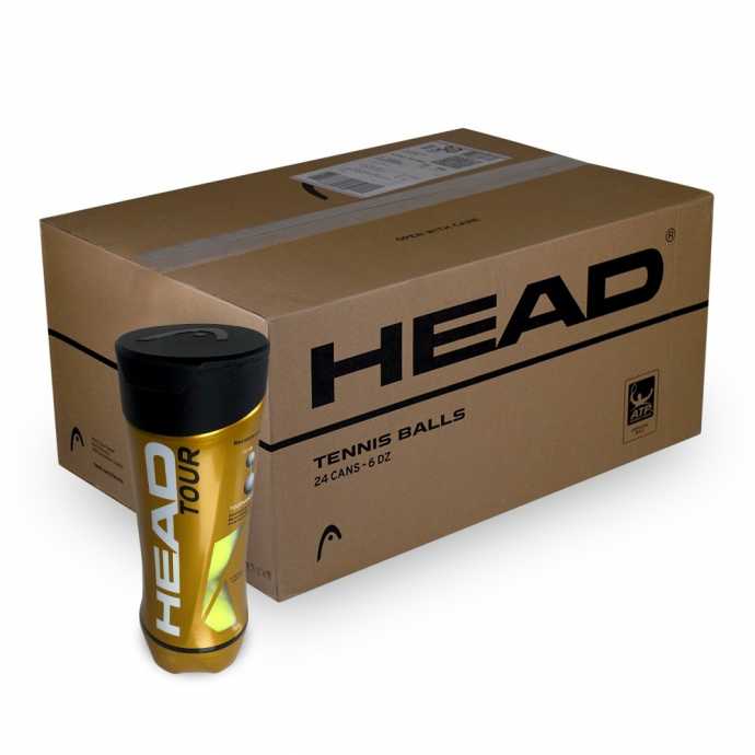 

HEAD Tour 3шт - Коробка 72 мяча, Tour