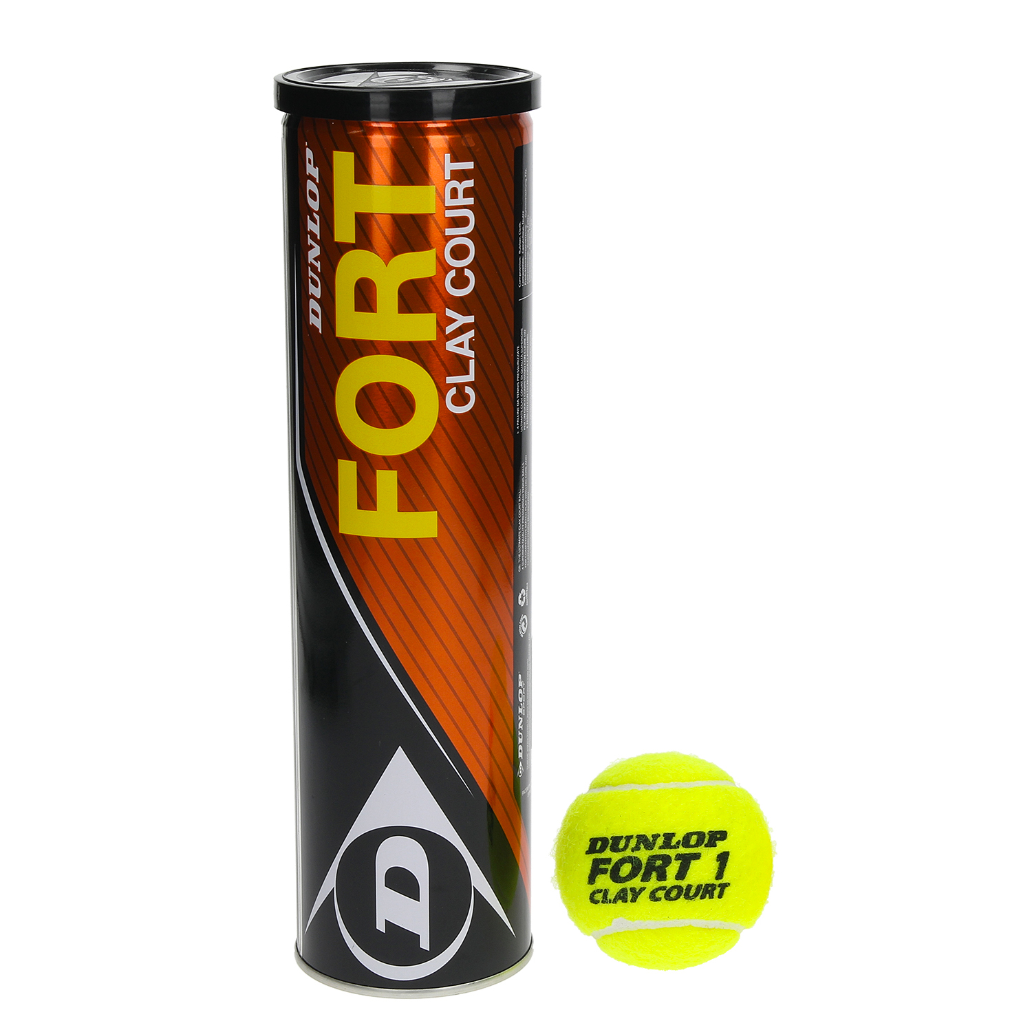 

Dunlop Fort Clay Court 4шт, Fort Clay Court