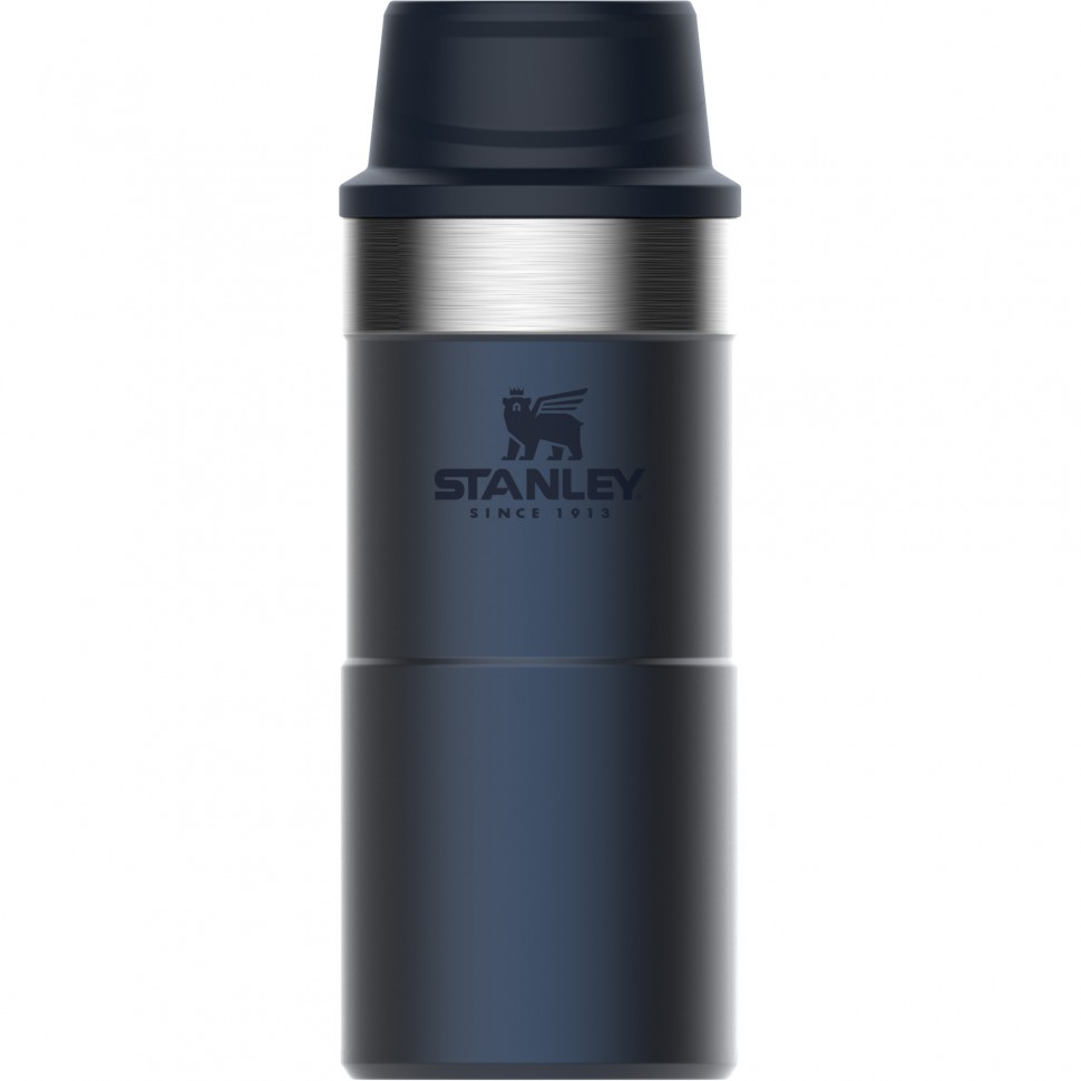 фото Термокружка stanley one hand 2.0 vacuum mug 0,35l (hammertone navy)