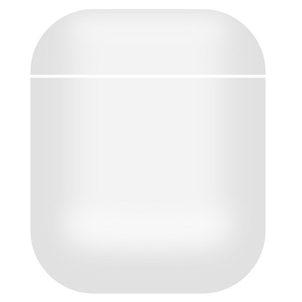 фото Чехол silicon case 10858 для airpods white krutoff