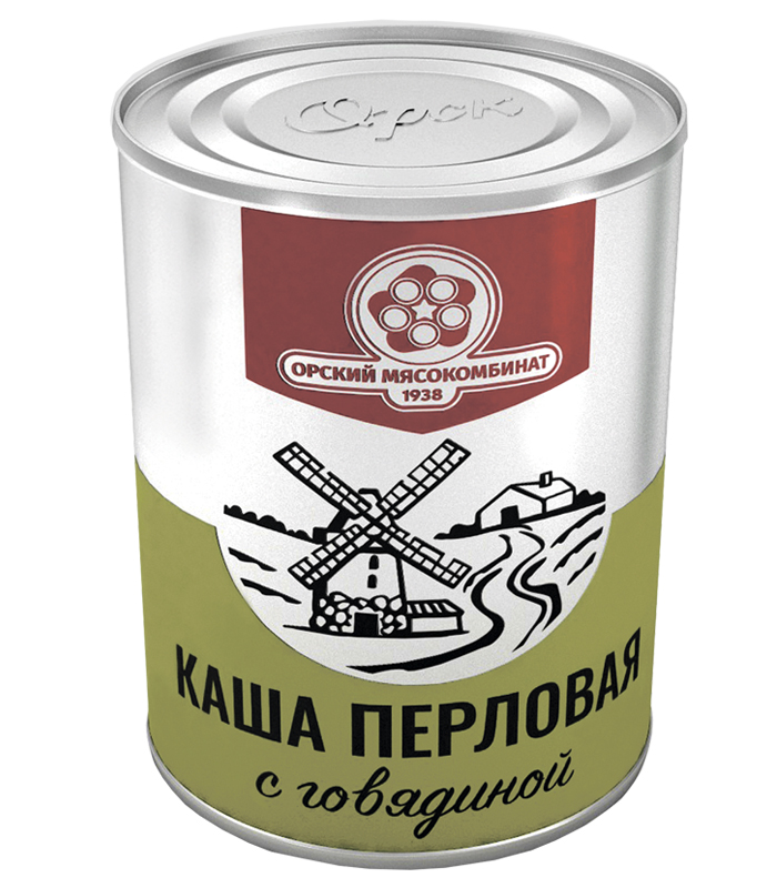 

Каша перловая Орский мясокомбинат с говядиной Походная 340 г