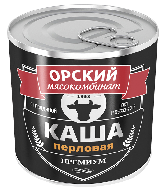 

Каша перловая Орский мясокомбинат с говядиной Премиум 250 г