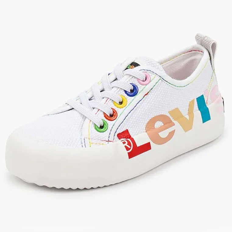 фото Кеды детские levi's kids, цв. белый р.35