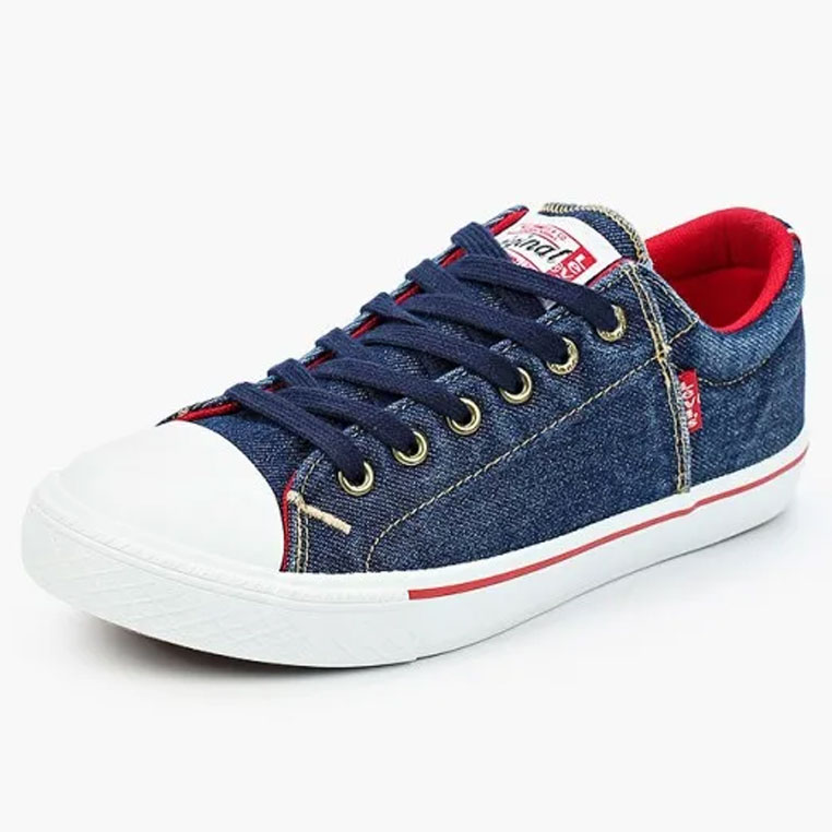 фото Кеды детские levi's kids, цв. голубой р.38