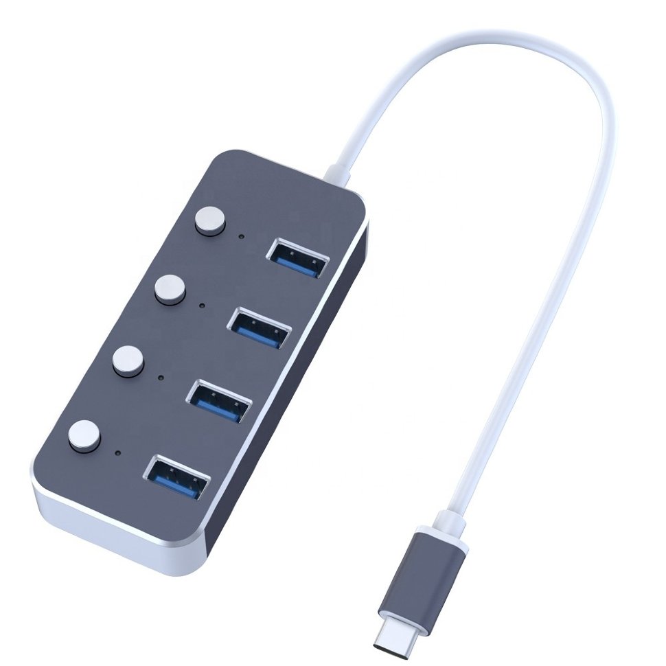 

Концентратор Type-C - USB3.0 x 4