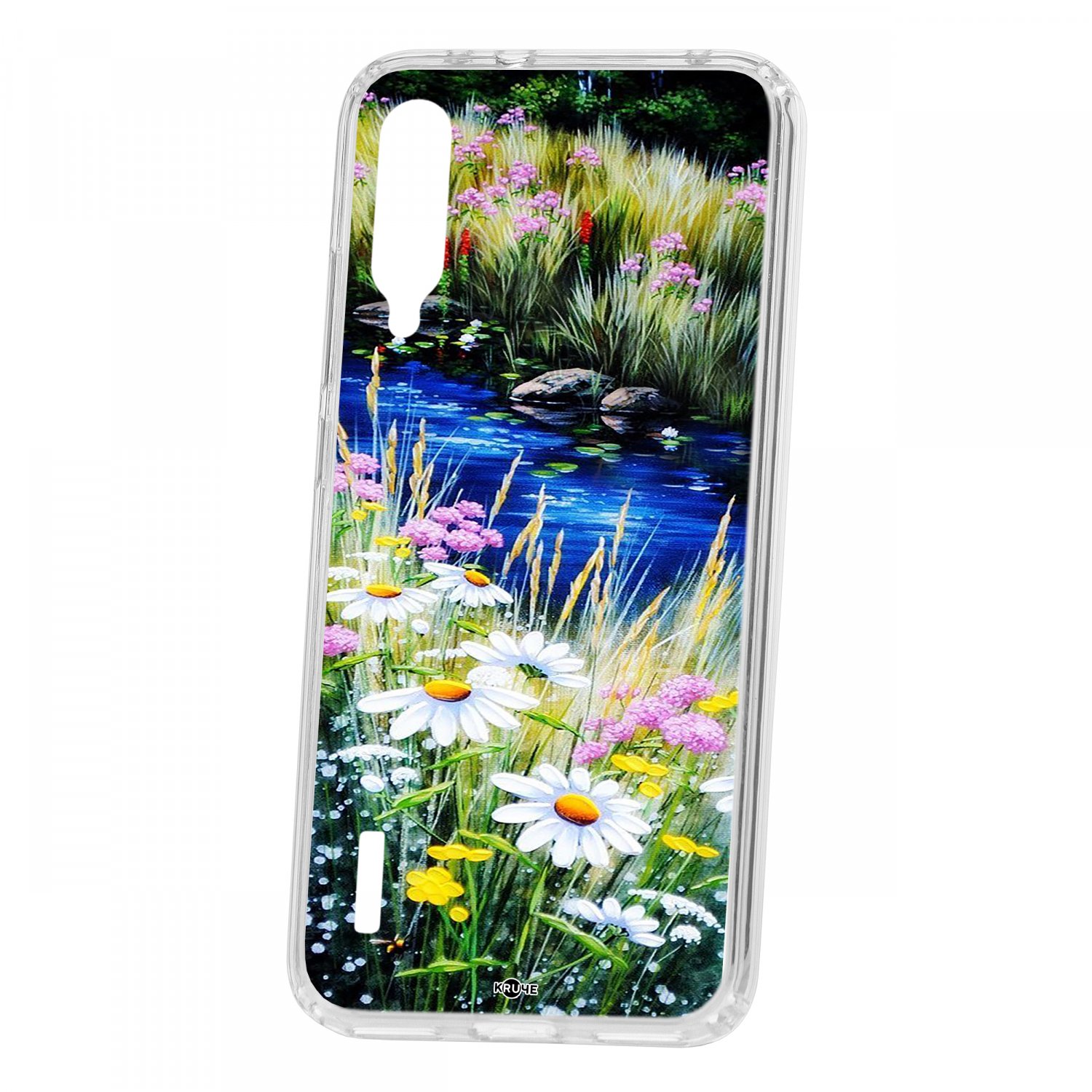 фото Чехол для xiaomi mi a3 кruче print ромашки у ручья