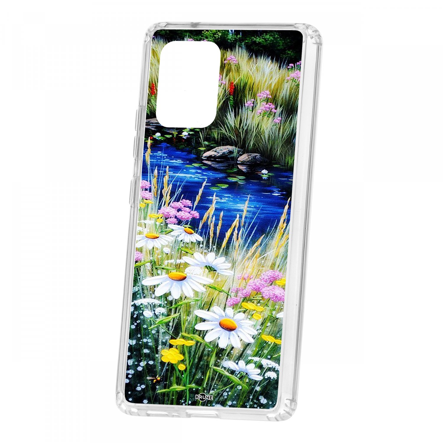 фото Чехол kruche samsung galaxy s10 lite print ромашки у ручья кruче