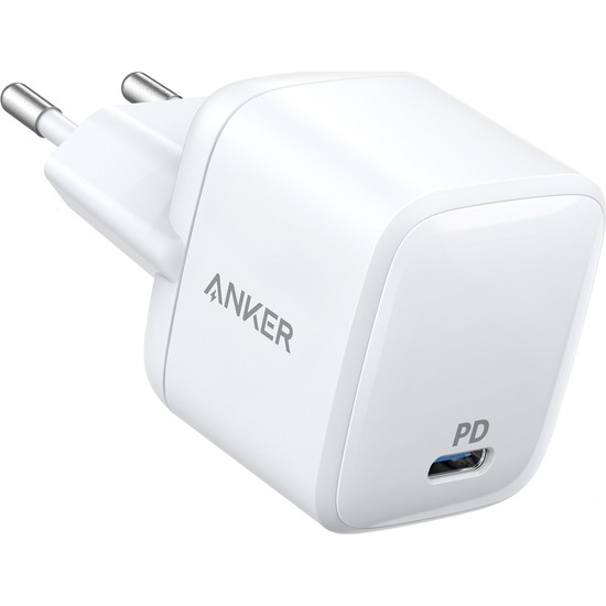 фото Сетевое зарядное устройство anker powerport atom, 1xusb type-c, 3 a, (a2017g21) white