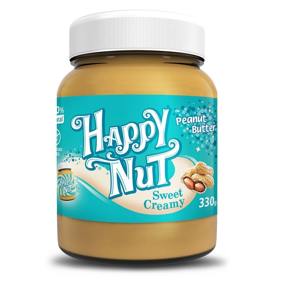 

Арахисовая паста Happy Nut Sweet Creamy сладкая