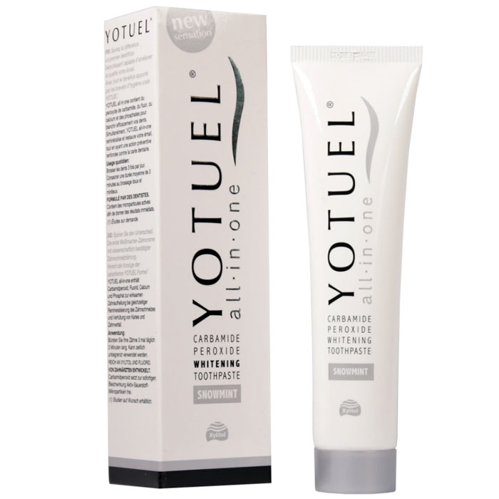 Зубная паста Yotuel All In One Whitening Snowmint 75 мл зубная паста yotuel pharma b5 whitening 50 мл