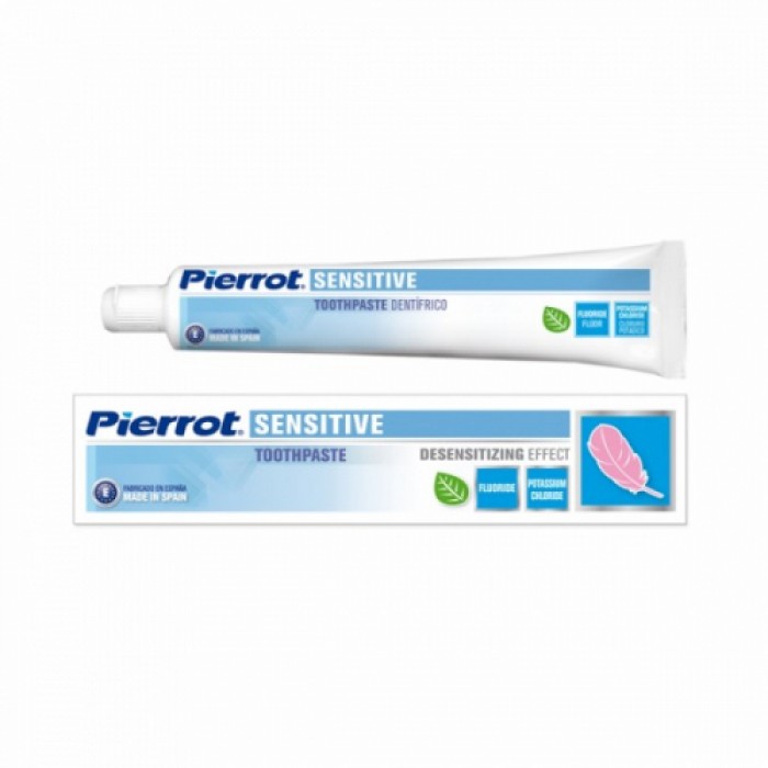 Зубная паста Pierrot Sensitive 75 мл biorepair зубная паста для чувствительных зубов двойное действие sensitive double action 75