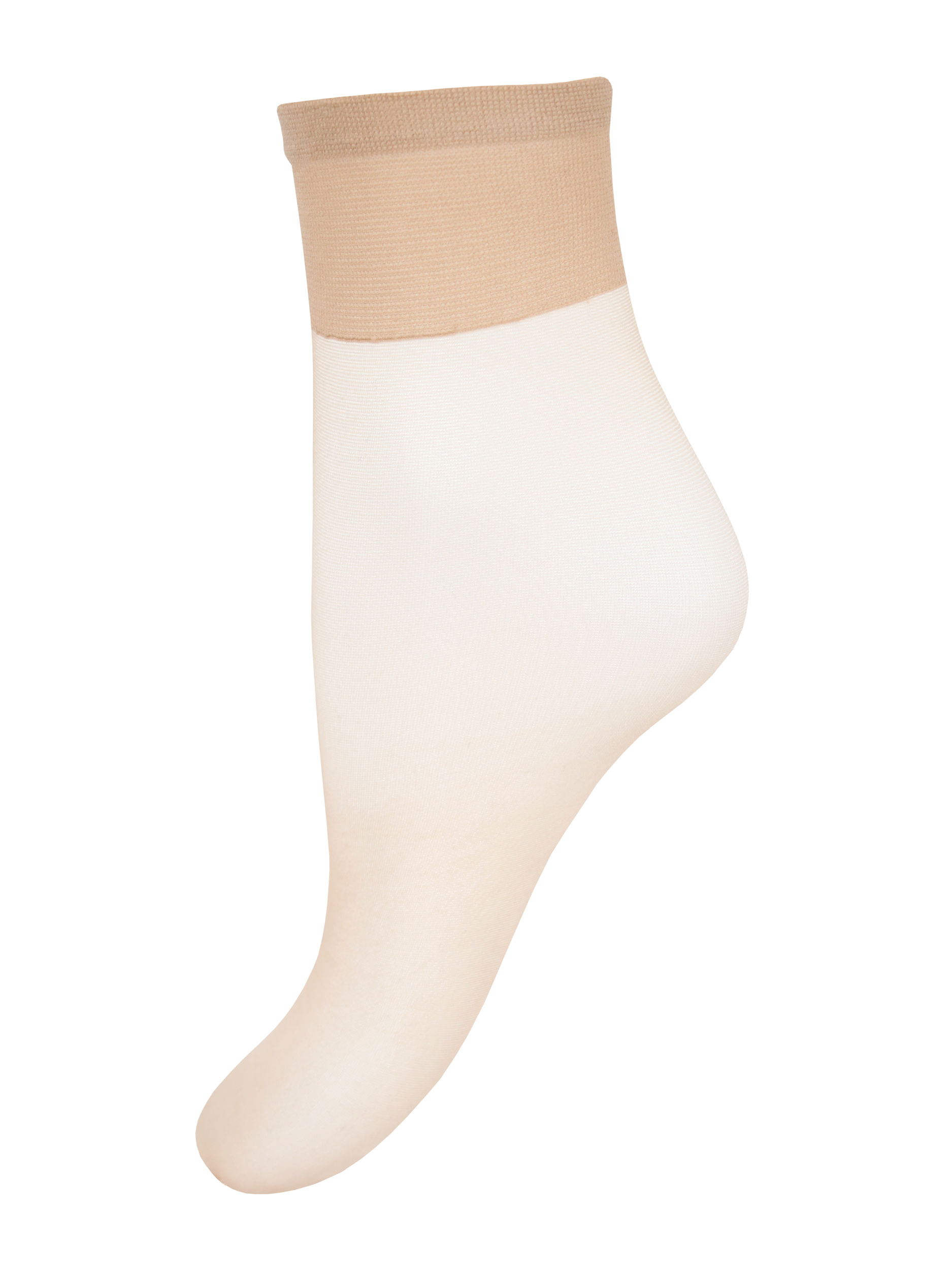 фото Комплект капроновых носков женский mademoiselle silvia 10 (c.) 3 p бежевый unica