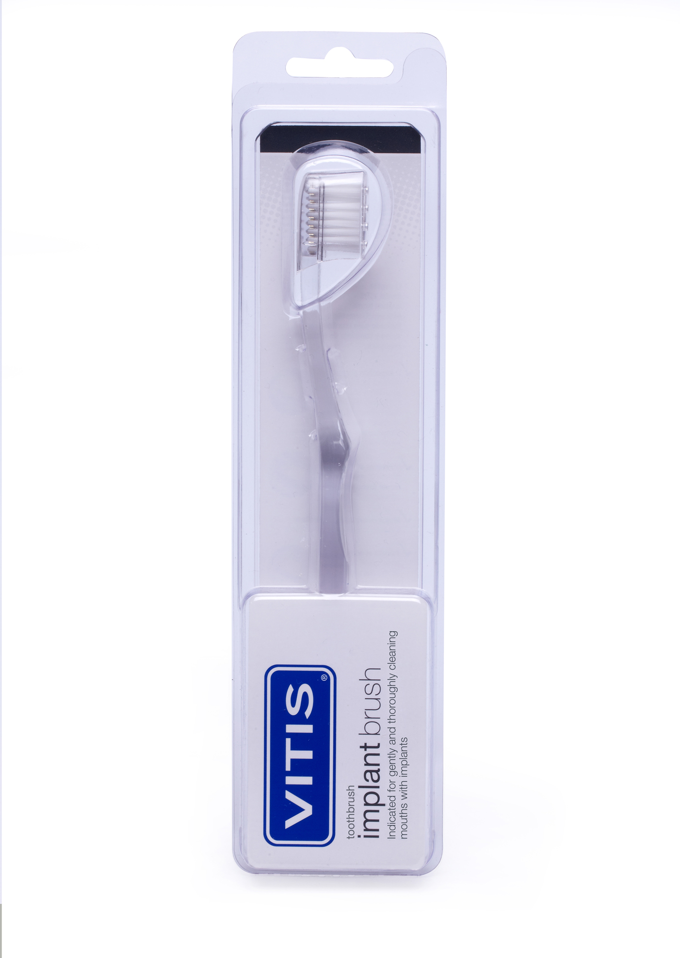 Купить Зубная щетка для имплантов Vitis Implant Brush 1 шт цвет в ассортименте, 5313909