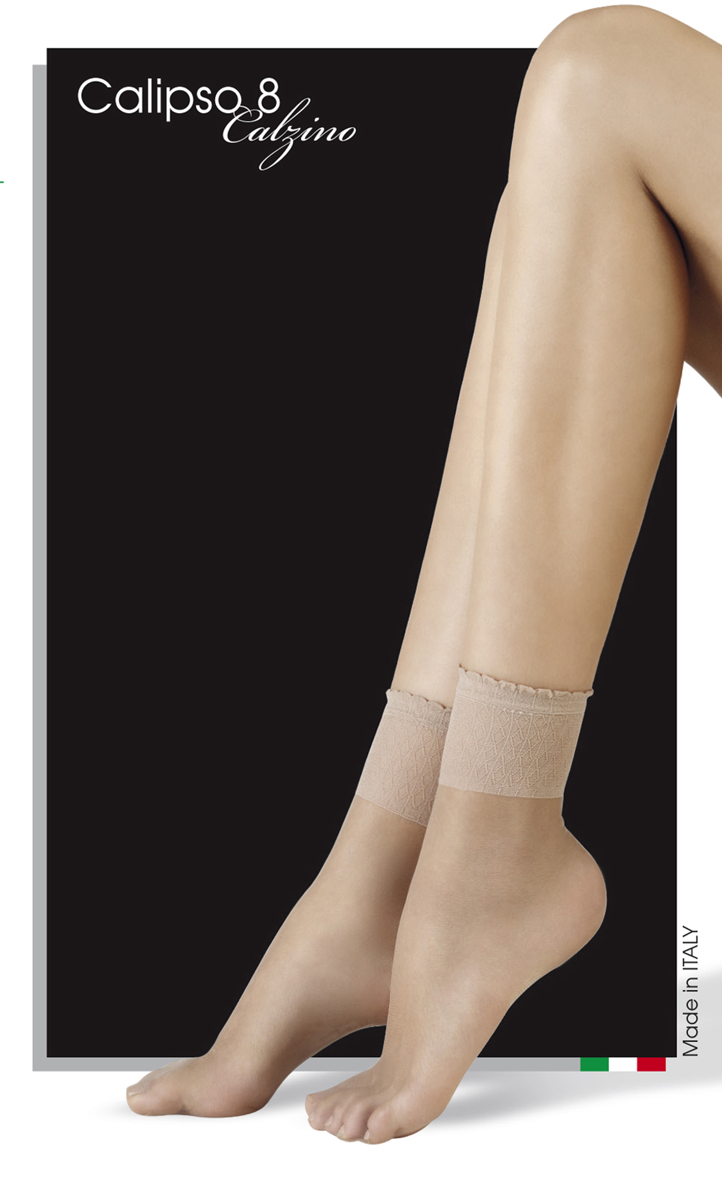 фото Комплект капроновых носков женский mademoiselle calipso 8 (c.) 2 p. бежевый unica
