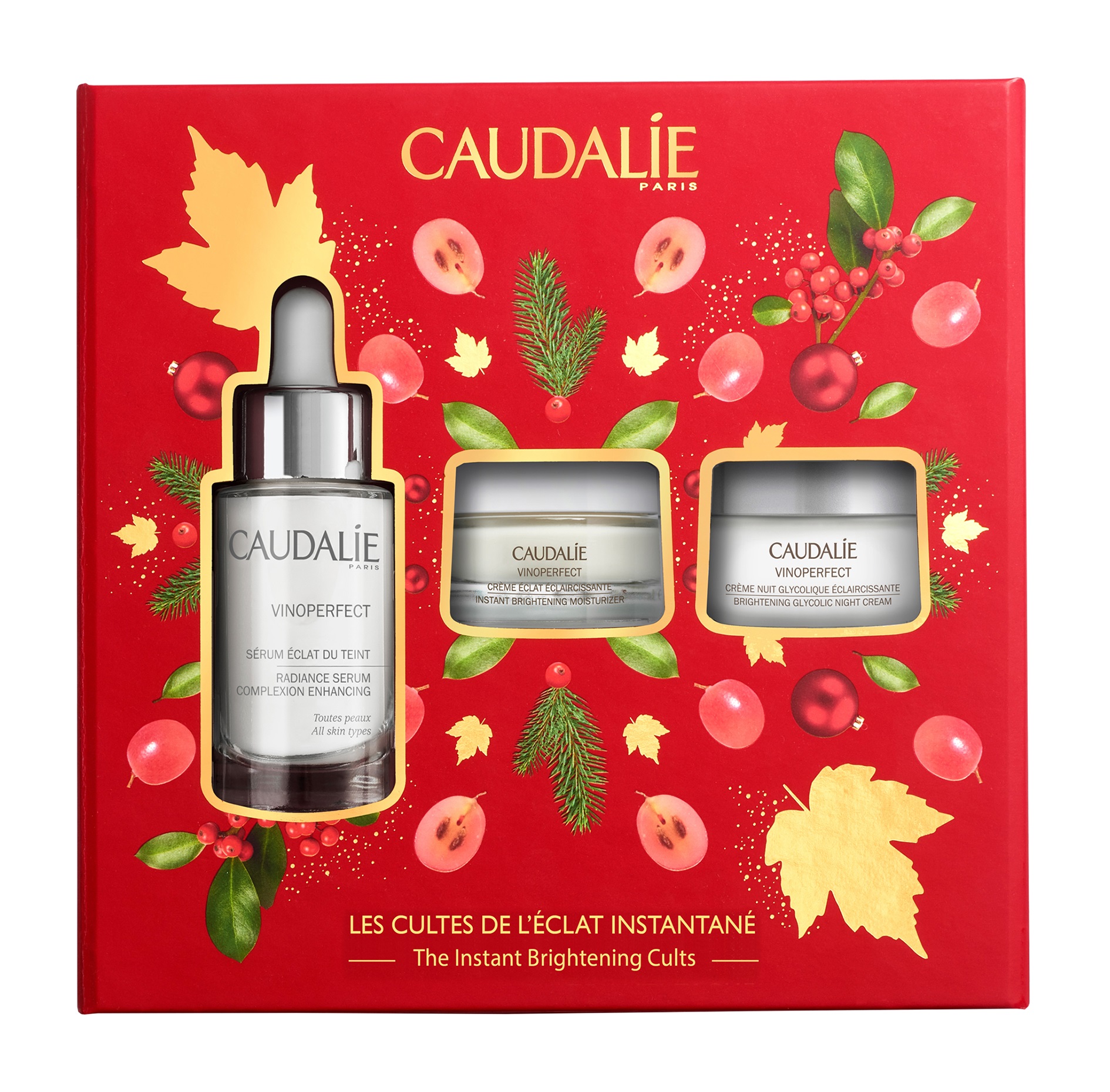 

Набор средств по уходу за лицом Caudalie Vinoperfect Set Xmas 2020