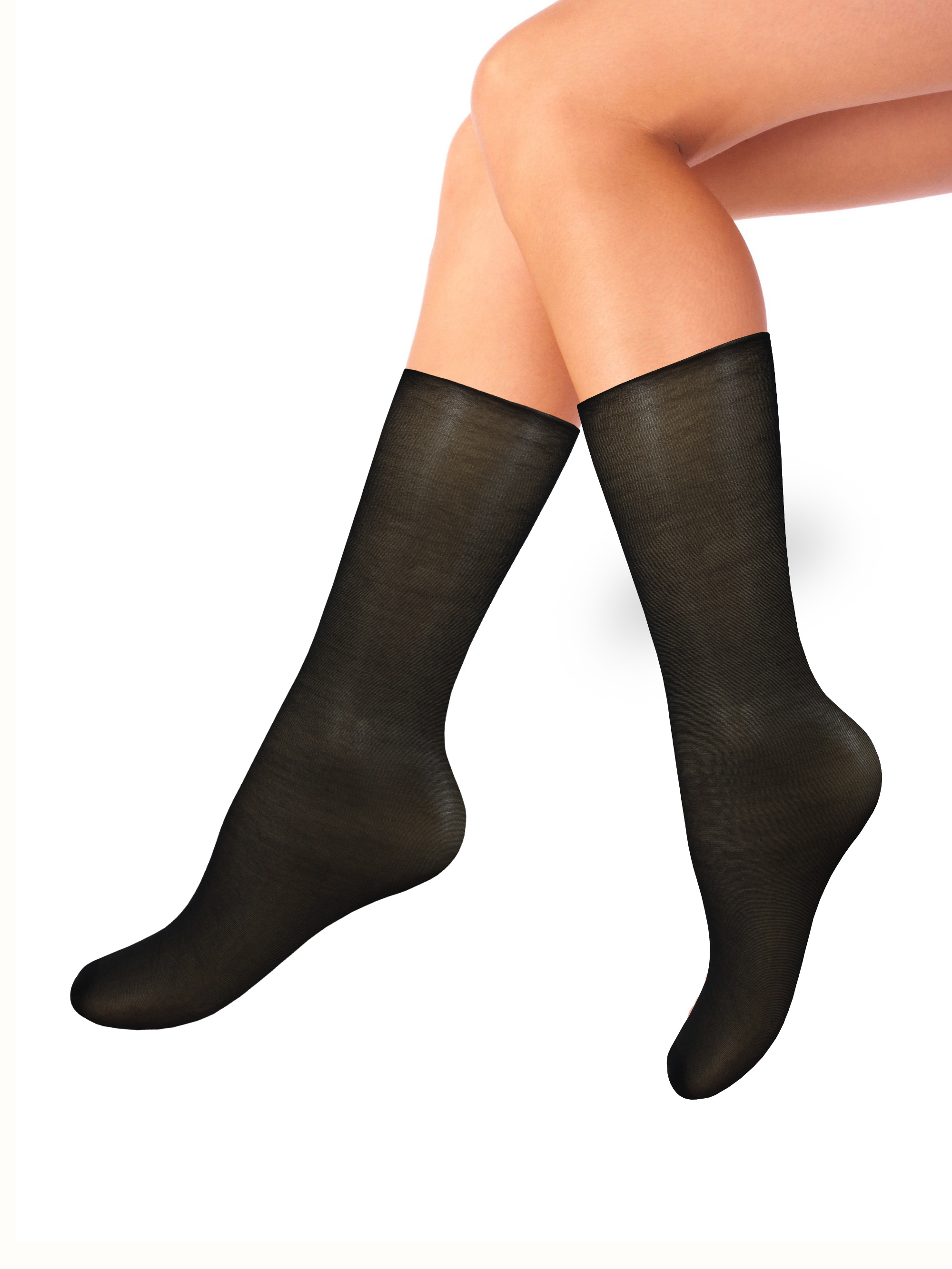 фото Капроновые носки женские mademoiselle jack (c.) mad. черные unica