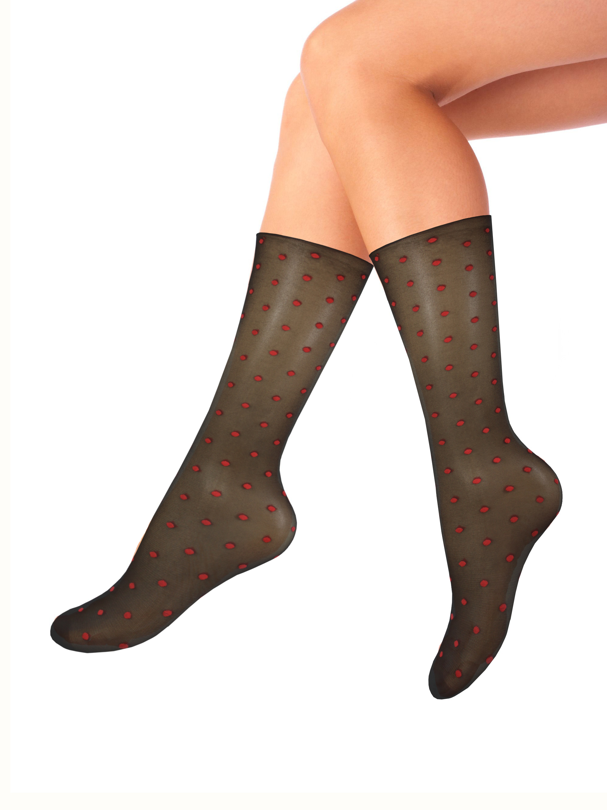 фото Капроновые носки женские mademoiselle confetti (c.) черные unica