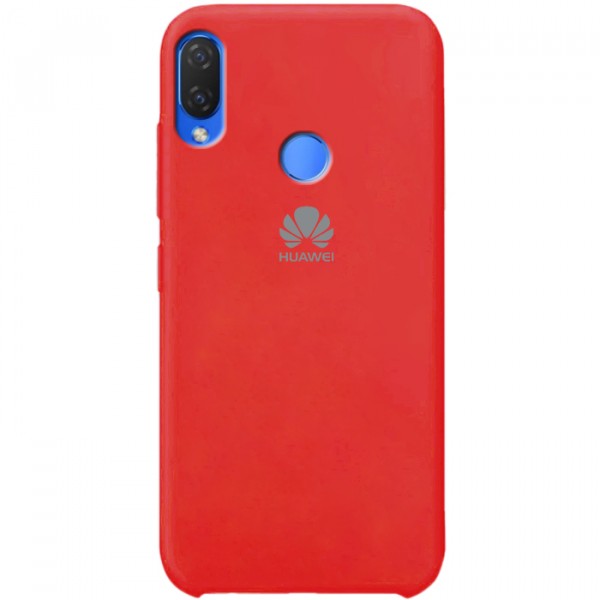 фото Cиликоновый чехол soft touch для huawei p smart / enjoy 7s (красный / red) epik