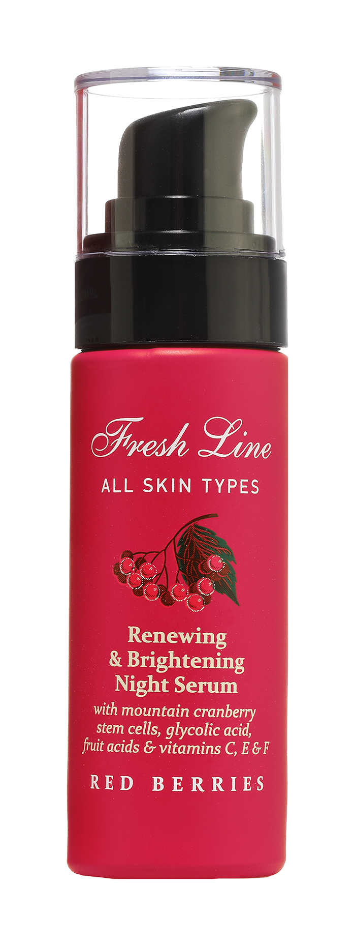 фото Night serum fresh line red berries renewing & brightening