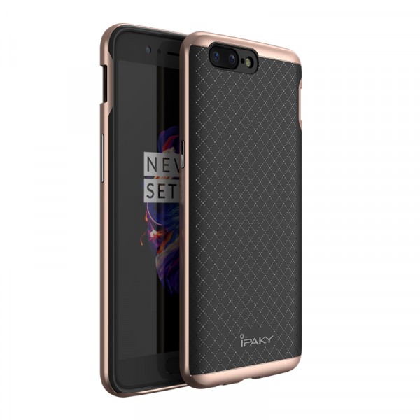 

Чехол iPaky +PC для OnePlus 5 Black/Rose Gold