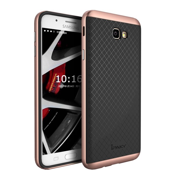 фото Чехол ipaky +pc для samsung g610f galaxy j7 prime (2016) black/rose gold