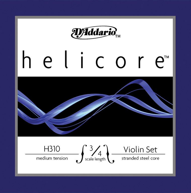 Струны для скрипки D'Addario H310 3/4M Helicore