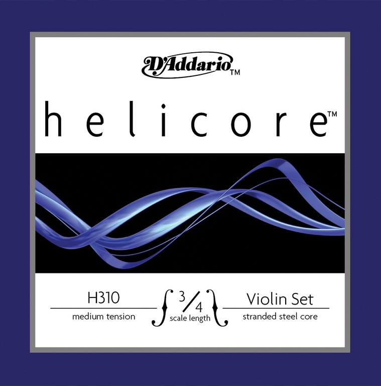 фото Струны для скрипки d'addario h310 3/4m helicore