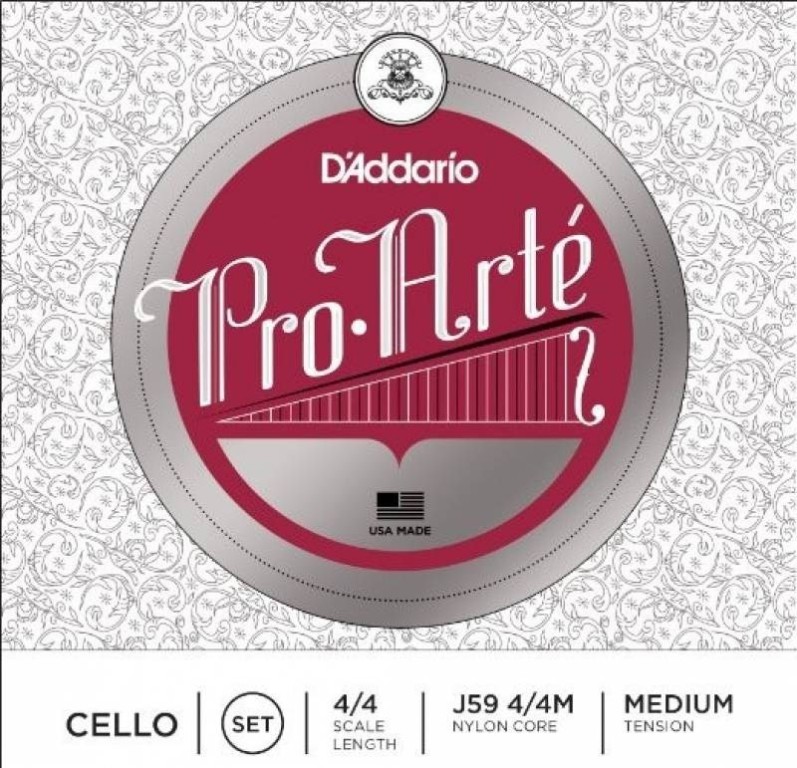 фото Струны для виолончели d'addario j59 4/4m pro-arte