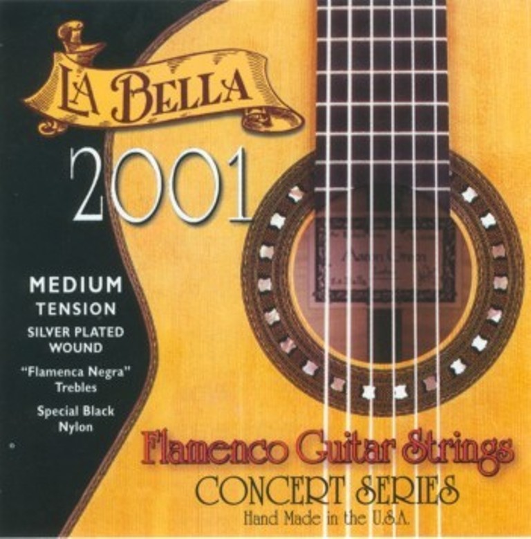 фото Струны для классической гитары la bella 2001 flamenco medium