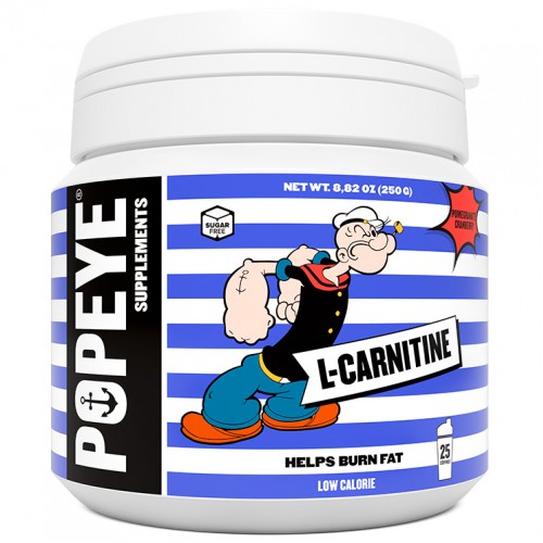 Popeye Supplements L-карнитин тартрат 250 г, цитрусовый микс