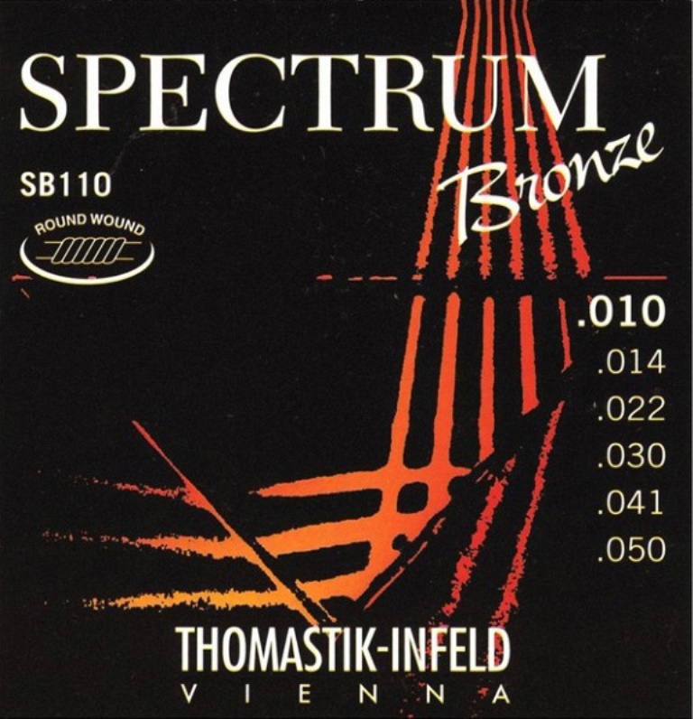 

Струны для акустической гитары Thomastik SB110 Spectrum Bronze, SB110 Spectrum Bronze