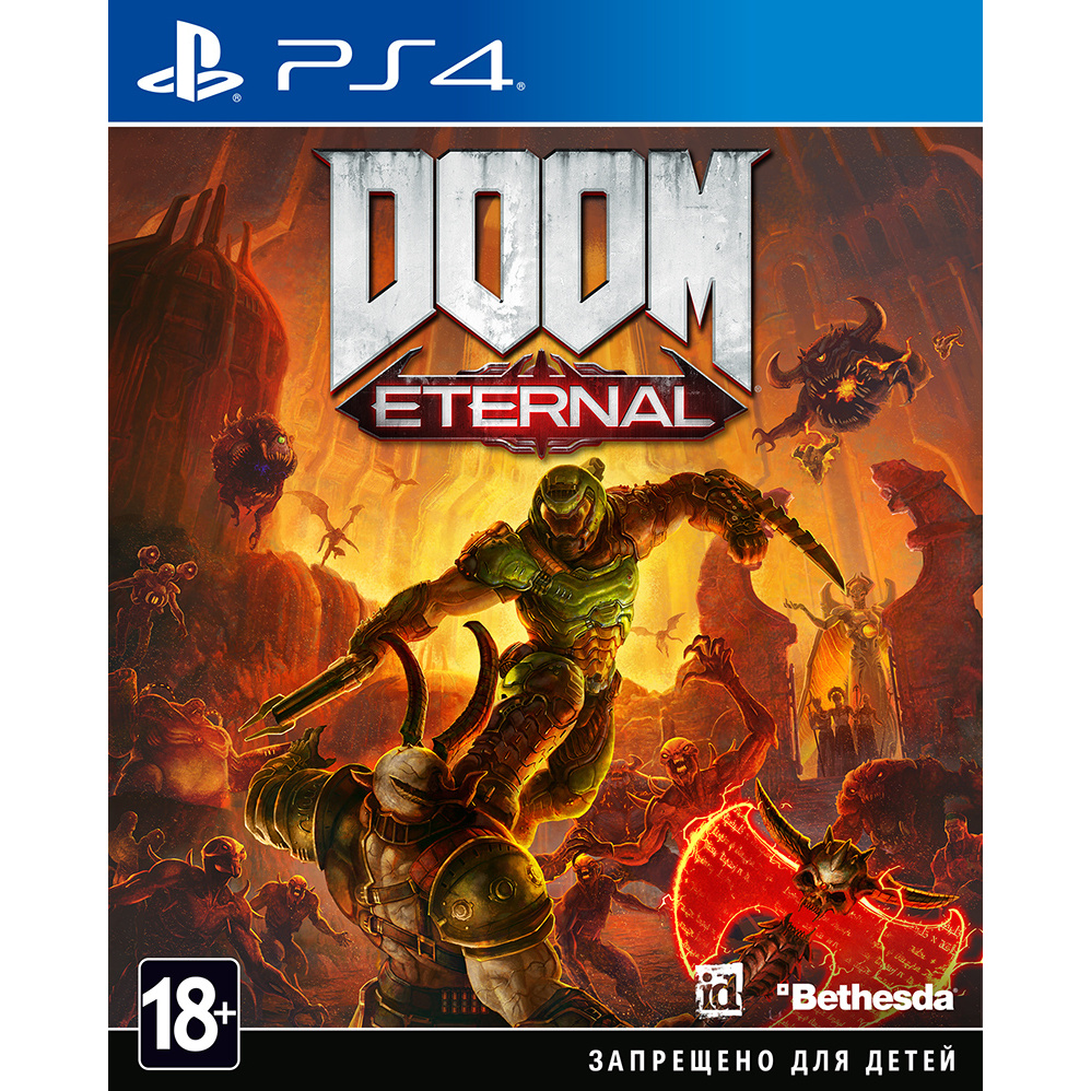 Игра DOOM Eternal Нет пленки на коробке для PlayStation 4 5000₽