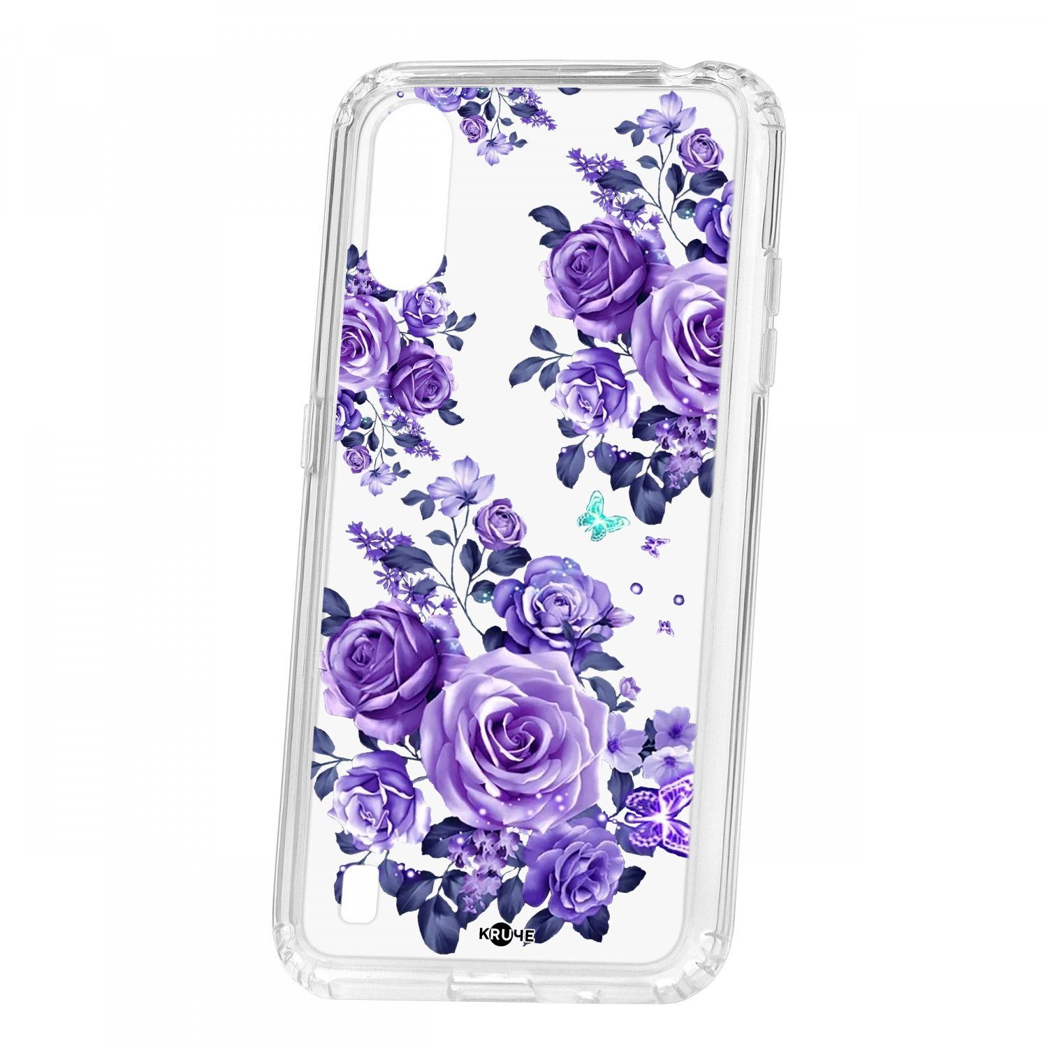 фото Чехол-накладка samsung galaxy a01/a015 kruche print roses кruче