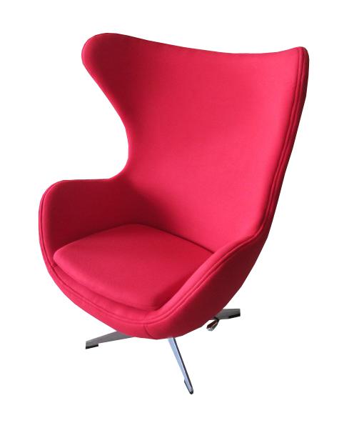 фото Кресло bradex home «egg chair» красный /fr 0259