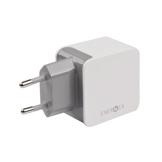 фото Сетевое зарядное устройство energea ampcharge wall charger,2xusb,3,4 a,(du-waeu-17w) white