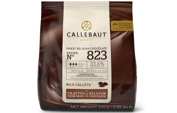 фото Шоколад молочный callebaut 33.6% какао 0.4 кг