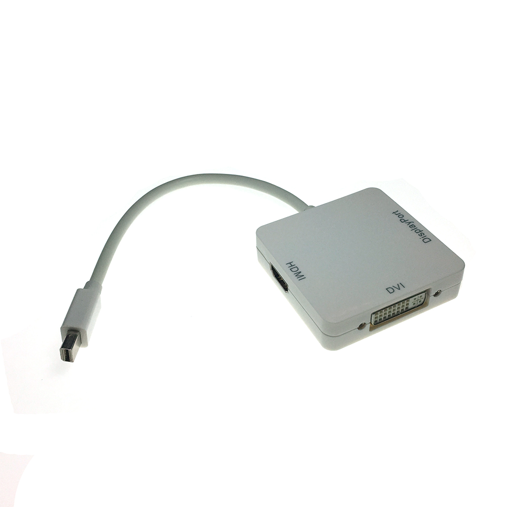 фото Адаптер espada mini displayport-dvi , m-f 0,15м white (emdpm-3in1dpf20)