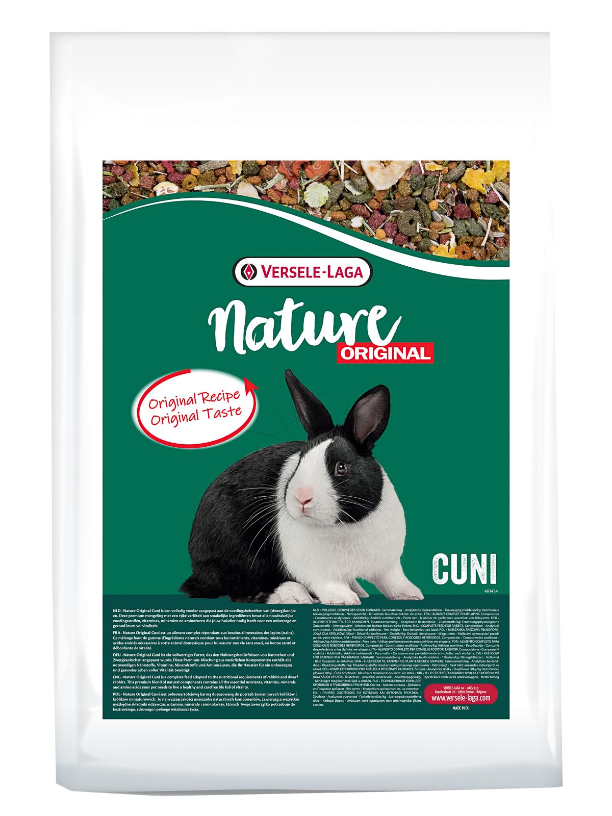 

Корм для кроликов Versele-Laga Nature Original Cuni 9 кг, Nature Original Cuni
