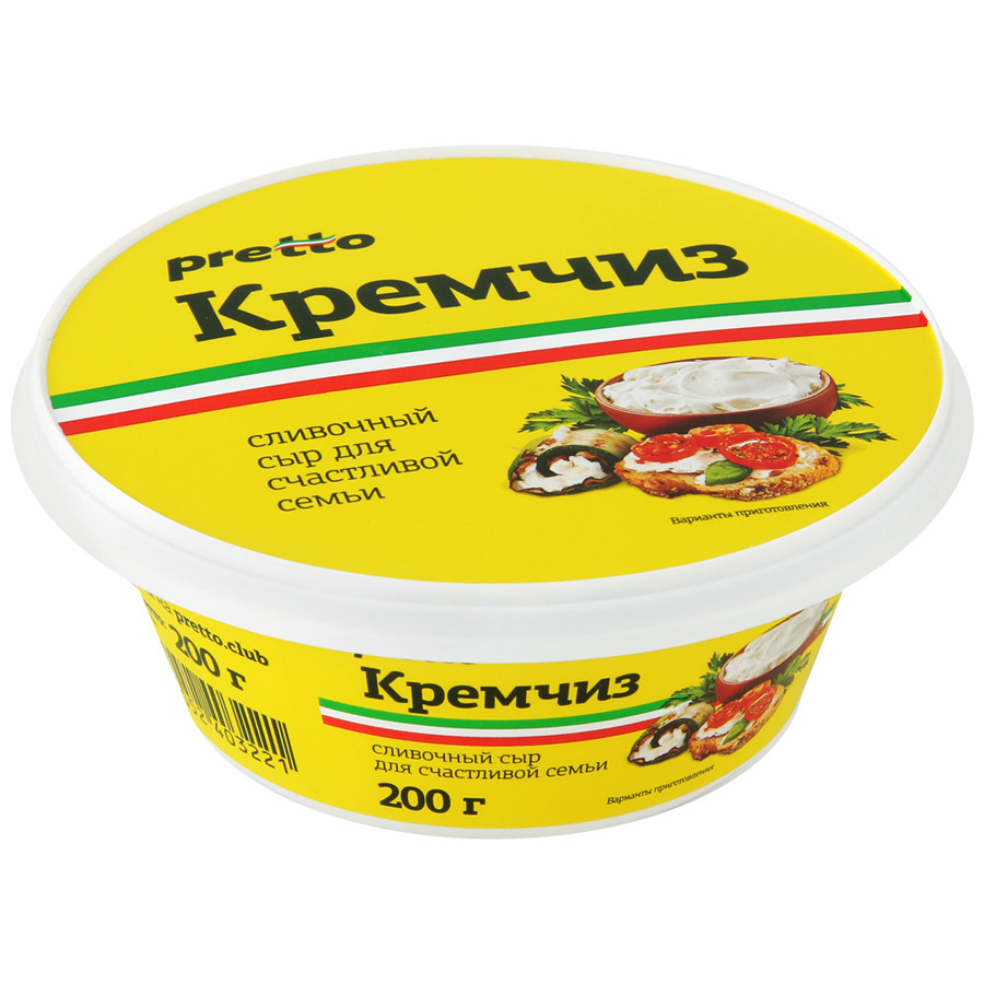 Сыр Претто кремчиз 75% 200 г