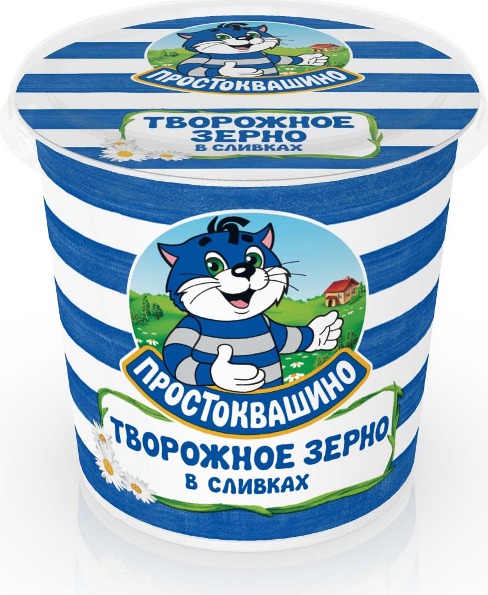 

Творожное зерно Простоквашино в сливках 7% 350 г