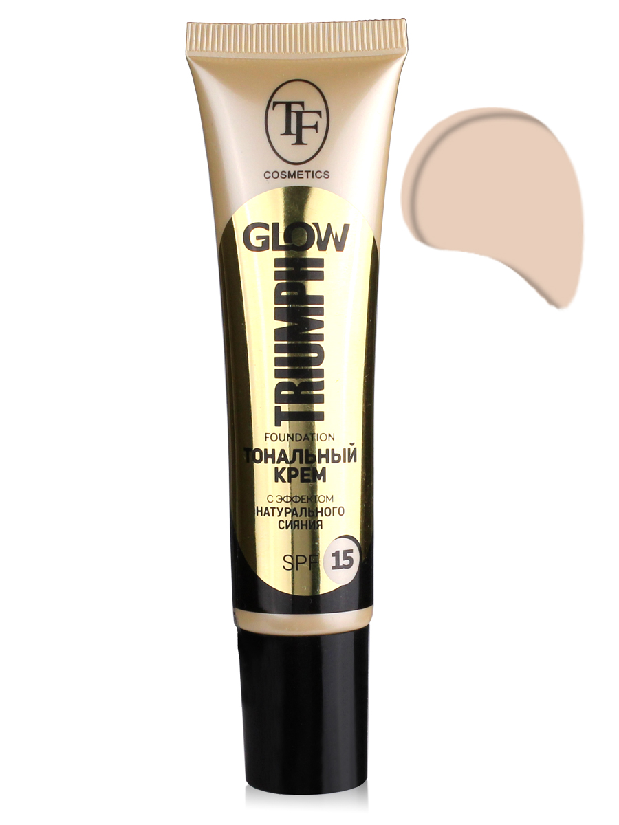 фото Тональный крем, tf glow triumph foundation, тон 204 "натуральный", spf-15 tf cosmetics