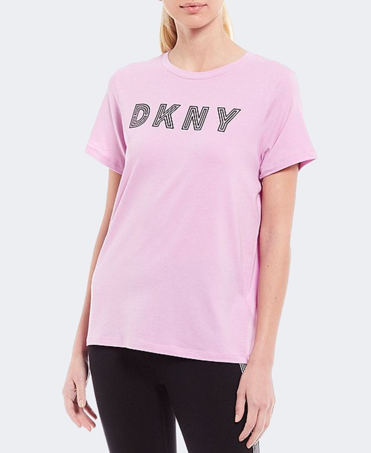 фото Футболка женская dkny dp0t7440 розовая m