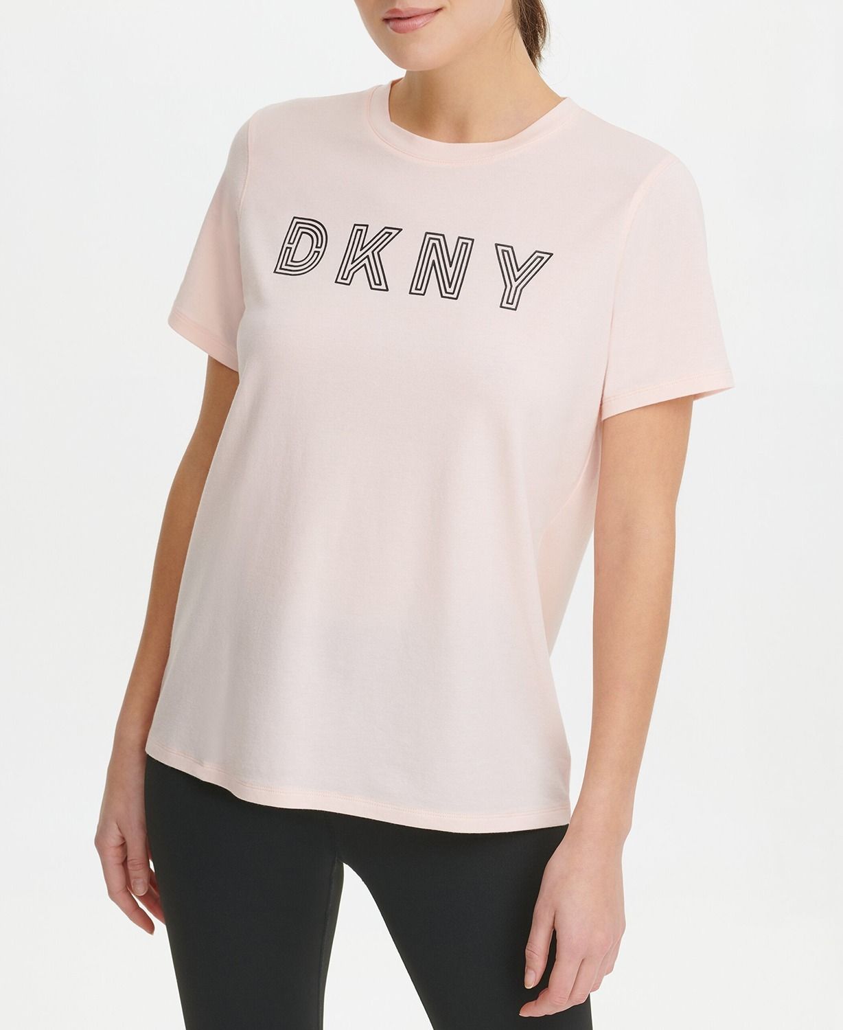 фото Футболка женская dkny dp0t7440 розовая s