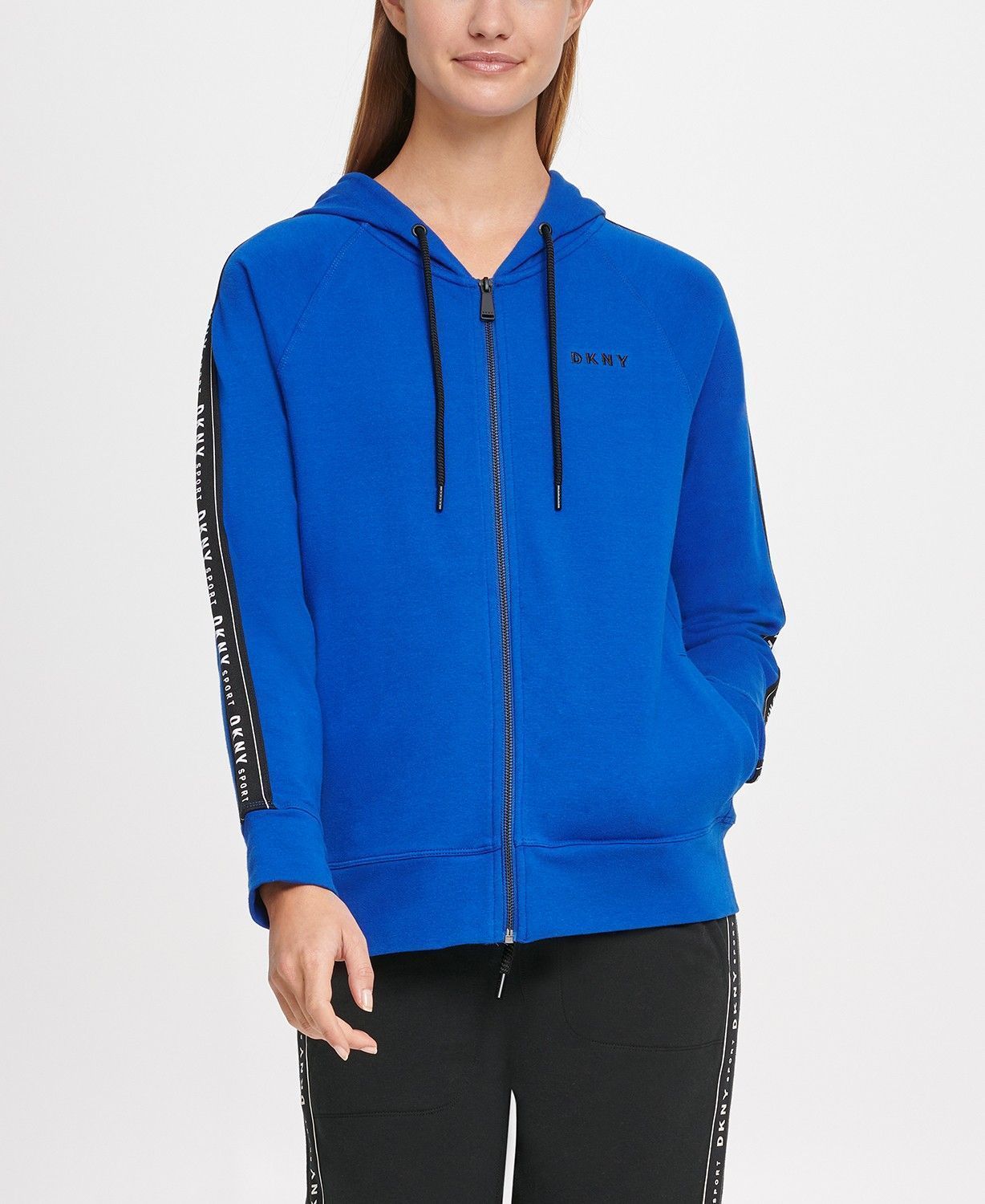 

Толстовка женская DKNY DP8J8350 синяя XS, DP8J8350